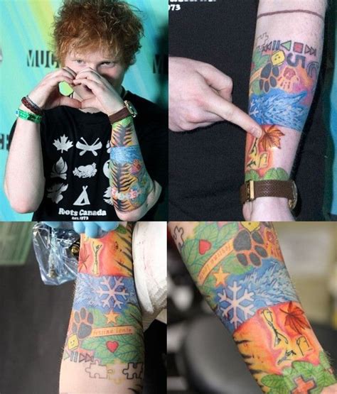 Ed Sheeran Tattoos In 2020 Tattoo Lyrics