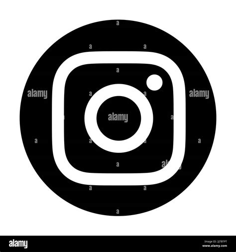 Instagram Logo Black And White Black And White Stock Photos And Images