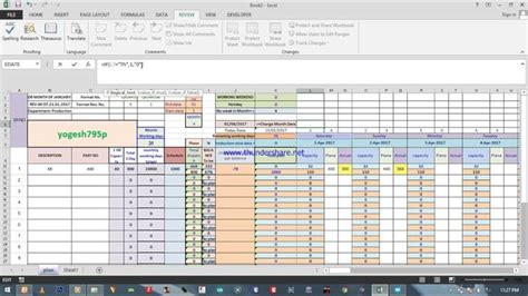 Production Planning Excel Template Awesome How Create Capacitive