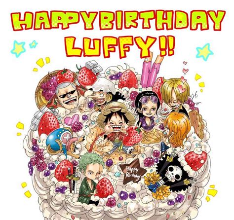 🍖🎁happy Birthday Monkey D Luffy🎁🍖 Anime Amino