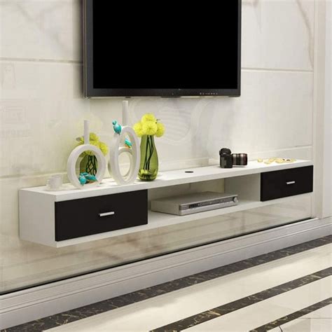 Floating Tv Stand White Floating Tv Stand With Drawers