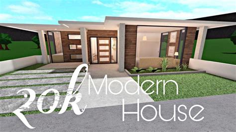 Bloxburg 20k Modern Starter House No Gamepass Youtube
