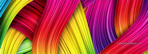 Ready for commercial use, download for free! Colorful Hair Facebook Cover - Abstract