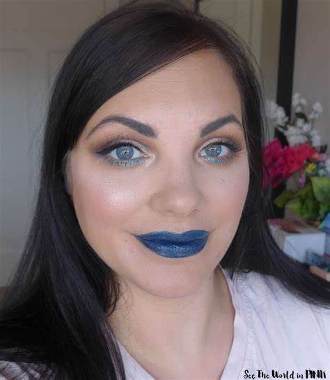 January Shop My Stash Makeup Look Classic Blue And Making My Own