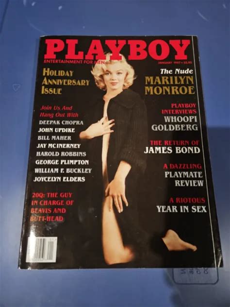 Playboy Magazine January Cover Marilyn Monroe Playmate Jami