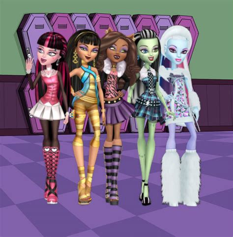monster high draculaura and clawdeen
