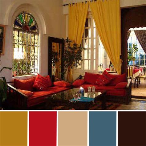 Moroccan Home Color Scheme Living Room Decor By Samira Shuruk