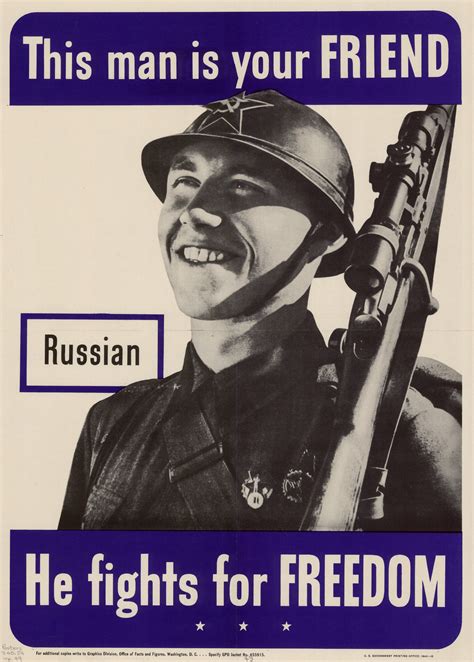 This Man Is Your Friend Russian He Fights For Freedom Side 1 Of