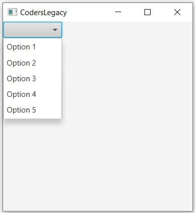 Javafx Combobox Coderslegacy