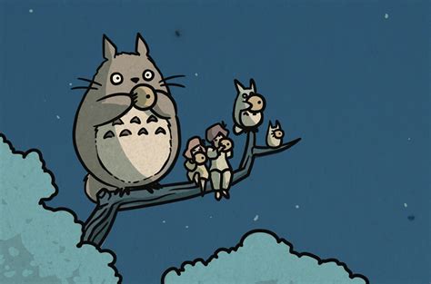 [b ] Hayao Miyazaki S Beloved Characters Reimagined In The Style Of 19th Century Woodblock