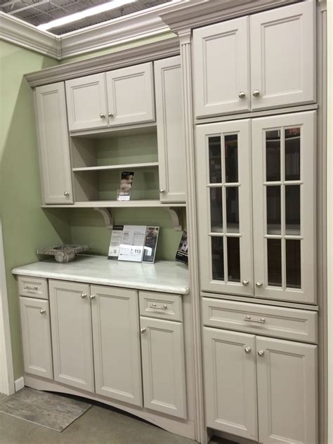 Martha Stewart Turkey Hill Kitchen Cabinets In Sharkey Grey At Home