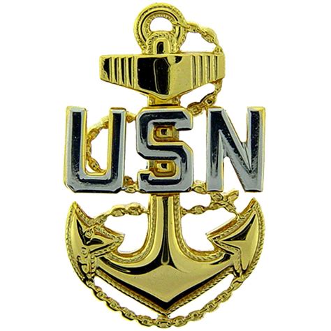 Us Navy Usn Fouled Anchor Pin Gold And Silver Plated Etsy