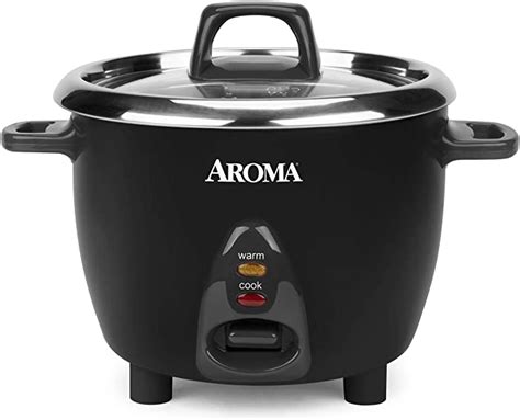The Best Aroma 6 Cup Stainless Steel Rice Cooker Home Life Collection