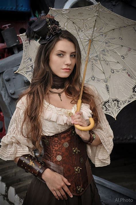 Steampunk Girls With Nice Curves Alexandra Steampunk Photography Steampunk Couture