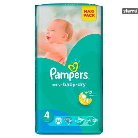 Pampers Vp Baby Dry 4 Maxi X58 Lighthouse Supermarket Gozo