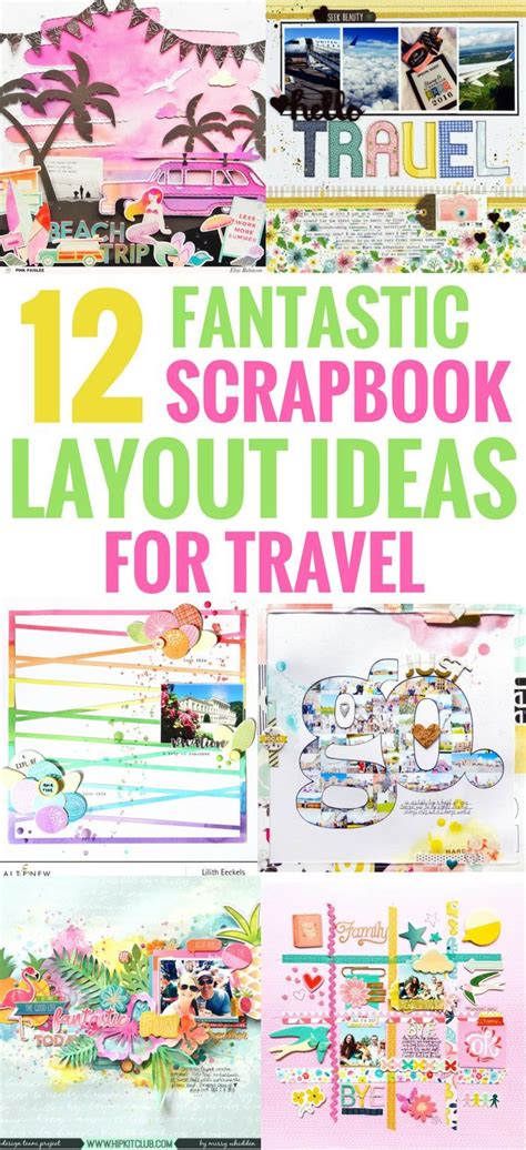 Fantastic Scrapbook Layouts Ideas For Travel Scrapbooking Layouts