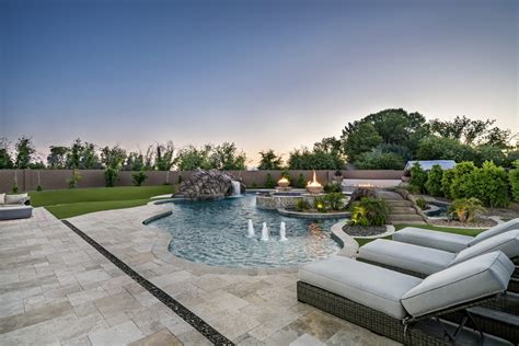 Lazy River Residential Luxury Pool + Spa | Gilbert Arizona | Premier