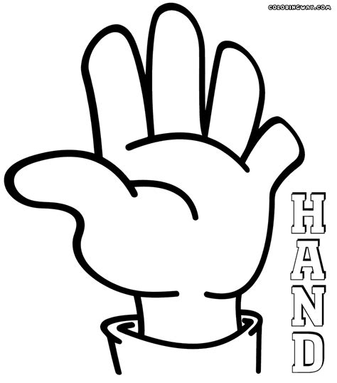 Download Hands coloring pages | Coloring pages to download and print