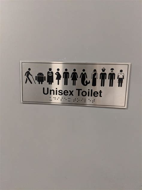 These Icons On The Unisex Toilet R Mildlyinteresting