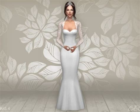 Cinderella Butterflies Dress Sims 4 Female Clothes