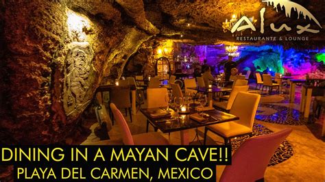 Dining In A Mayan Cave Alux Restaurant In Playa Del Carmen Is A