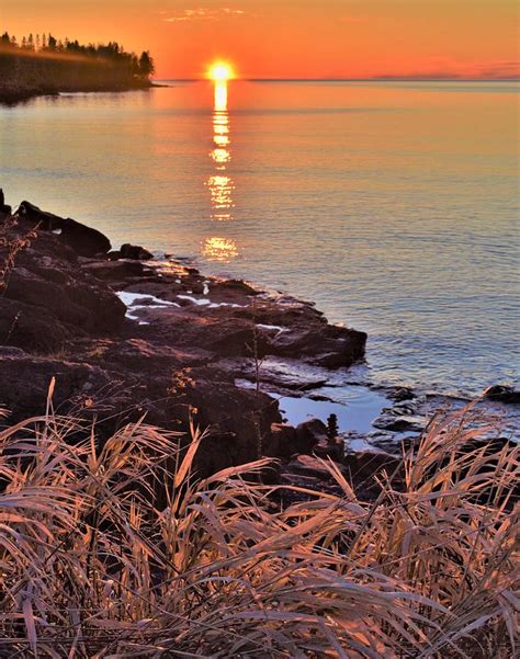 Sunrise Spring Lake Superior Photograph By Jan Swart