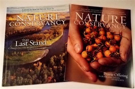 11 Issues Nature Conservancy Magazine 2007 To 2009 Autumn Misc Issues