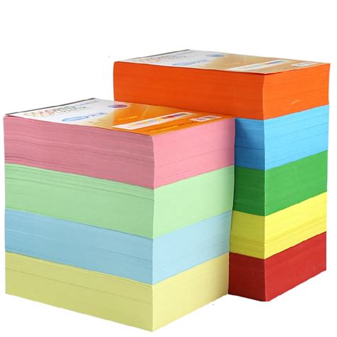 New Copy Printing Color Paper A4 100 Sheets 80g Multicolors Handmade