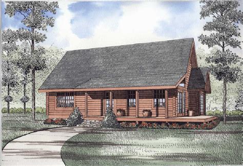 Log Cabin House Plan 2 Bedrooms 2 Bath 1940 Sq Ft Plan 12 798