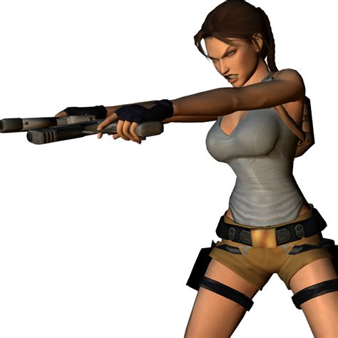 Download Lara Croft Tomb Raider With Guns Png Image For Free