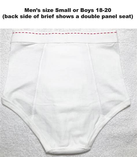 Tiger Underwear All White Men S Double Seat Briefs And Red Etsy