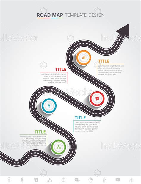 Roadmap Infographic Template Download Royalty Free Vectors Graphics