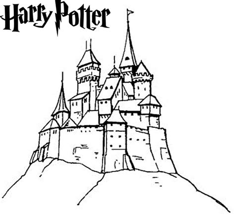 Hogwarts Castle Coloring Page Free Printable Coloring Pages New