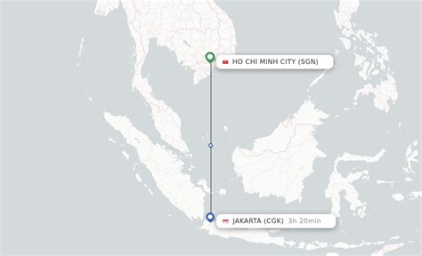 Direct Non Stop Flights From Ho Chi Minh City To Jakarta Schedules