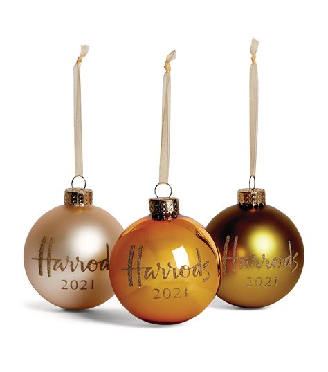 Christmas Baubles Glitter And Glass Baubles Harrods Uk