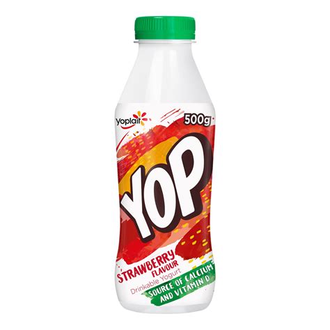 Yop Strawberry Yoghurt Drink 500g Yogurt Drinks Iceland Foods