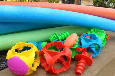 Building With Pool Noodles Using Canoodle Toy Giveaway Savvy Sassy Moms