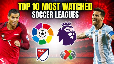 Top Ten Most Watched Football Leagues Youtube