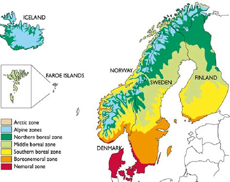 The Study Area Includes Denmark The Faroe Islands Finland Iceland