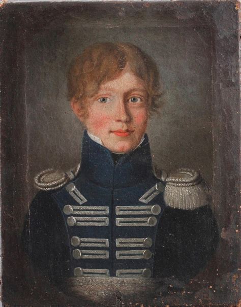 Portrait Eines Jungen Soldaten Aus Dem 18 Jh Unbekannter Maler