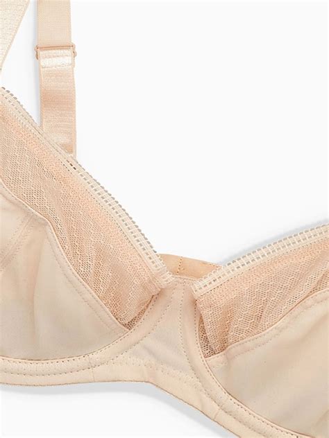 N Xt Nude Honeycomb Lace Underwired Full Cup Bra Size To Dd E