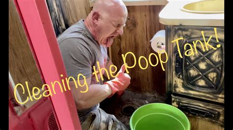 Cleaning The Rv Poop Tank Removing The Rv Toilet Prepping For A