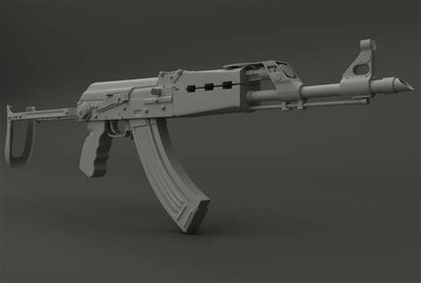 Ak 47 3d Model By Kremerstudios On Deviantart