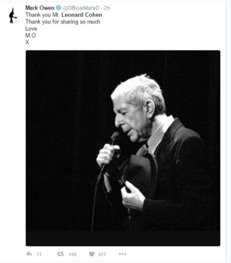 Remembering Leonard Cohen