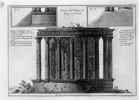 Side Of The Temple Of Vesta In Tivoli Giovanni Battista Piranesi