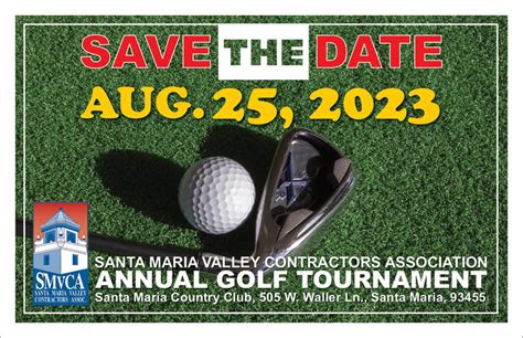 Smvca Annual Golf Tournament Santa Maria Valley Contractors Association