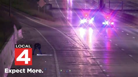 police shut down lodge freeway in detroit amid possible shooting investigation youtube