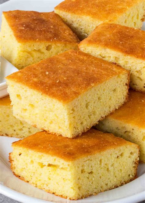 Add eggs and melted butter. Yankee Cornbread | Recipe (With images) | Baking recipes ...