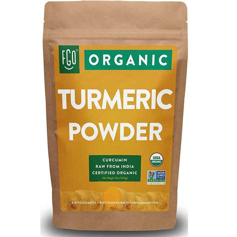 Organic Turmeric Root Powder With Curcumin Levitating Monkey