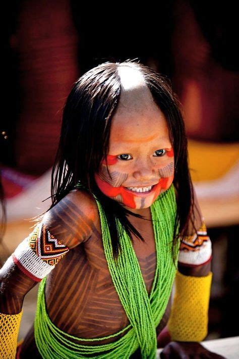 brazil little kayapo girl photographed in rio 20 june 2012 ~ photographer unknown povos